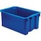 Drehstapelbehälter, HxLxB 280x650x450mm, 60l, PP, blau, Wände geschlossen