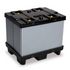 Paletten-Faltbox, HxLxB 700x800x600mm, 215l, Auflast 500kg, PP