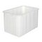 Stapelbehälter,HxLxB 410x670x450mm,96l,PP,naturweiss,Wände geschlossen