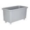 Rechteckbehälter, HxLxB 737x1308x699mm, 450l, PE, grau, Wände geschlossen