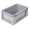Stapelbehälter, HxLxB 120x300x200mm, 5l, PP, grau, Wände geschlossen