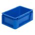 Stapelbehälter, HxLxB 120x300x200mm, 5l, PP, blau, Wände geschlossen