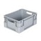 Stapelbehälter, HxLxB 180x400x300mm, 15l, PP, grau, Wände geschlossen