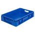 Stapelbehälter, HxLxB 120x600x400mm, 20l, PP, blau, Wände geschlossen