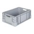 Stapelbehälter, HxLxB 220x600x400mm, 40l, PP, grau, Wände geschlossen