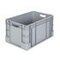 Stapelbehälter, HxLxB 320x600x400mm, 60l, PP, grau, Wände geschlossen