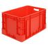 Stapelbehälter, HxLxB 320x600x400mm, 60l, PP, rot, Wände geschlossen
