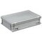 Euronorm-Stapelbehälter,HxLxB 165x600x400mm,27l,PP,grau,Scharnierdeckel