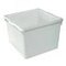 Konischer Behälter, HxLxB 370x540x480mm, 60l, PE, naturweiss