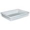 Stapelbehälter,HxLxB 85x460x360mm,10l,PE,naturweiss,Wände geschlossen