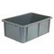 Stapelbehälter, HxLxB 215x600x400mm, 40l, PE, grau, Wände geschlossen
