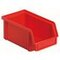 Sichtlagerkasten, HxBxT 77x100x170/140mm, PP, rot