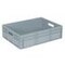 Euronorm-Stapelbehälter,HxLxB 220x800x600mm,87l,PP,grau,Wände geschlossen