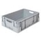 Stapelbehälter, HxLxB 180x600x400mm, 30l, PP, grau, Wände geschlossen