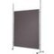 Trennwand, f. Büro-Trennwand, Textil, HxB 1500x1200mm, Wand Filz, grau