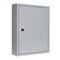 Schlüsselschrank,42 Haken,HxBxT 350x270x80mm,Korpus RAL7035,Front RAL7035