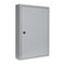 Schlüsselschrank,64 Haken,HxBxT 450x300x80mm,Korpus RAL7035,Front RAL7035