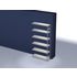 Systemregal, Anbaufeld, HxBxT 2500x1310x435mm, Fachl. 180kg, 6xStahlboden