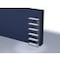 Systemregal, Anbaufeld, HxBxT 2500x1010x335mm, Fachl. 150kg, 6xStahlboden