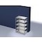 Systemregal, Grundfeld, HxBxT 2000x1360x835mm, Fachl. 190kg, 5xStahlboden