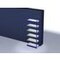 Systemregal, Anbaufeld, HxBxT 2500x1025x500mm, Fachl. 200kg, 6xStahlboden