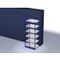Systemregal, Grundfeld, HxBxT 2500x1060x800mm, Fachl. 200kg, 6xStahlboden