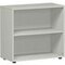 Büroregal, HxBxT 752x800x400mm, 1xHolzboden, 2 OH, Korpus lichtgrau