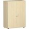 Büroschrank, HxBxT 1104x800x420mm, 2xHolzboden, 3 OH, Korpus Ahorn