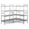 Edelstahlregal, Grundfeld, HxBxT 1800x1500x600mm, Fachl. 150kg