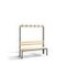 Umkleidebank, HxLxT 1710x1500x403mm, Holzleisten, Gestell schwarzgrau
