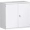 Büroschrank, HxBxT 770x800x430mm, Dekor Korpus weiß, Dekor Front weiß