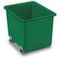GFK-Großbehälter,konisch,HxLxB 875x1620x1190mm,1100l,grün,Einfahrtaschen