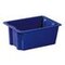 Drehstapelbehälter, HxLxB 180x400x280mm, 13l, PP, blau, Wände geschlossen