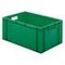 Euronorm-Stapelbehälter,HxLxB 270x600x400mm,51l,PP,grün,Wände geschlossen