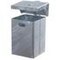 Kombiascher,HxBxT 440x310x310mm,40l,Wandbefestigung,Korpus feuerverzinkt