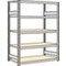 Lagerregal, Grundfeld, HxBxT 2000x1751x526mm, Fachl. 250kg, 5xHolzboden