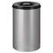Papierkorb, selbstlöschend, 110l, HxØ 720x470mm, Kopfteil schwarz