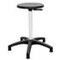 Hocker, Sitz H 400-590mm, Sitz schwarz, Gestell schwarz, Lift verchromt