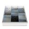 Schlitztrennwand-Set,2xSchlitzwand/6xTrennblech,f. Schubl. BxT 435x475mm