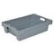 Euronorm-Drehstapelbehälter, HxLxB 200x600x400mm, 32l, PE, grau