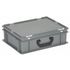 Euronorm-Koffer, HxLxB 135x400x300mm, 11l, PP, grau, Scharnierdeckel