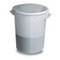 Tonne, HxØ 670x520mm, 100l, PE, weiß
