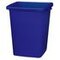 Mehrzweckbehälter, HxBxT 610x490x490mm, 90l, PP, blau