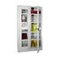 Universalschrank, HxBxT 1950x1000x400mm, 4xStahlboden, Zyl.-Schl., Sockel
