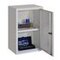 Wandschrank, HxBxT 600x400x300mm, Flügeltür, 1xStahlboden, Zyl.-Schl.