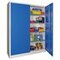 Großraum-Flügeltürenschrank,HxBxT 1950x1500x600mm,RAL7035,Front RAL5010