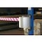 Wandgurt,m. 1 Gurt(en),Gurt L 12m,Pfosten H 215mm,Gurt rot/weiß,m. Magnet