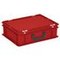 Euronorm-Koffer, HxLxB 135x400x300mm, 11l, PP, rot, Scharnierdeckel
