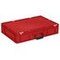 Euronorm-Koffer, HxLxB 135x600x400mm, 23l, PP, rot, Scharnierdeckel