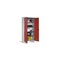 Universalschrank, HxBxT 1950x930x500mm, Korpus RAL7035, Front RAL3003